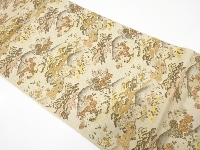 Japanese Kimono / Antique / Fukuro Obi Combined weave